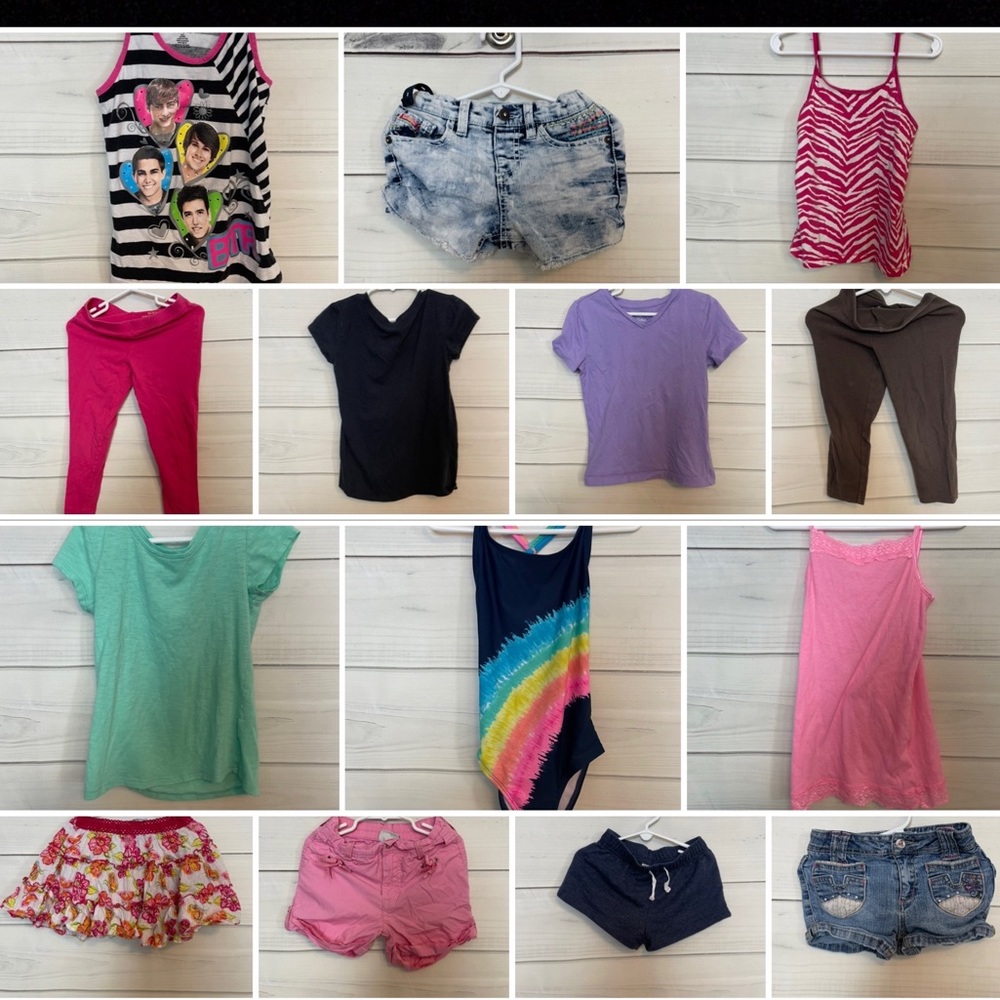 6T Girls Summer Clothing bundle 14 pc